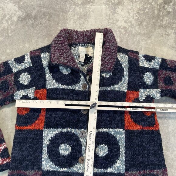 Territory Ahead Sweater Mens Medium Wool Valentine‎ Abstract Geo Multicolor - Picture 2 of 9